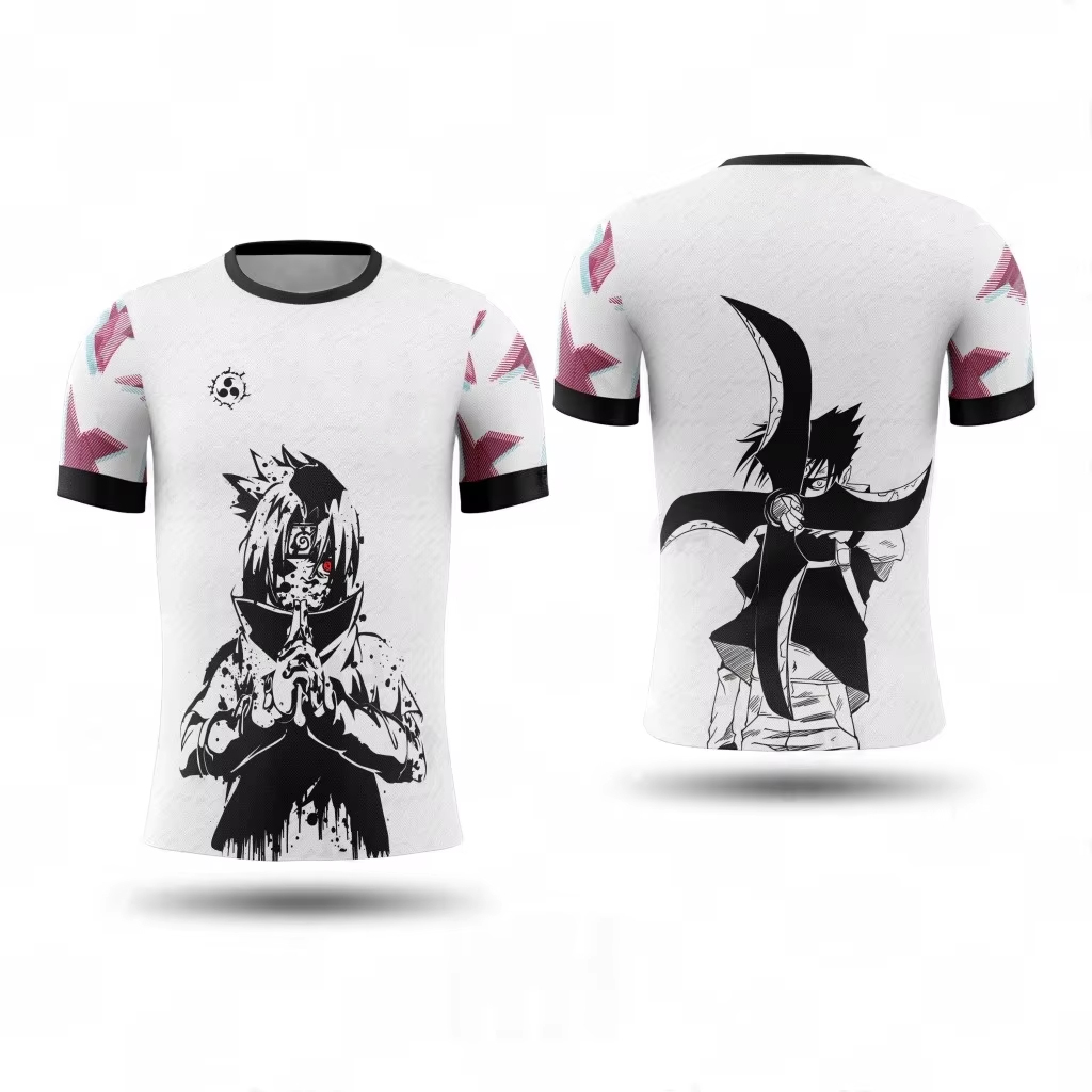 Anime Cosplay Naruto - Koszulka Naruto Sasuke Uchiha Anime AOP