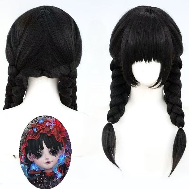 Anime Cosplay Long Black Hair - Anime Identity V Mała Dziewczynka Miss