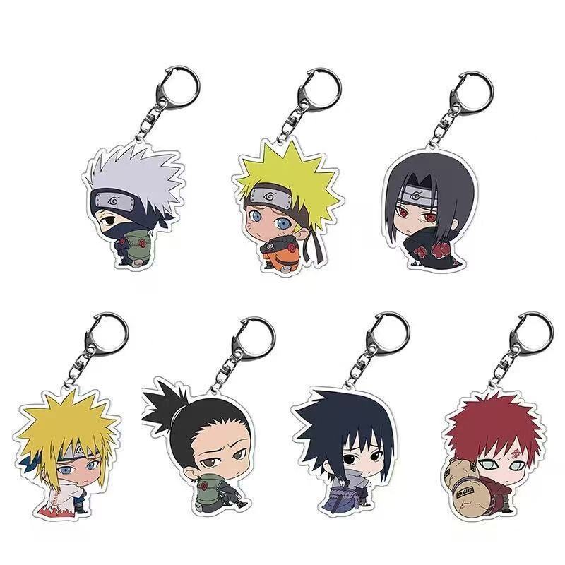 Anime Cosplay Naruto - NARUTO chibi kreskówka uroczy akrylowy breloczek