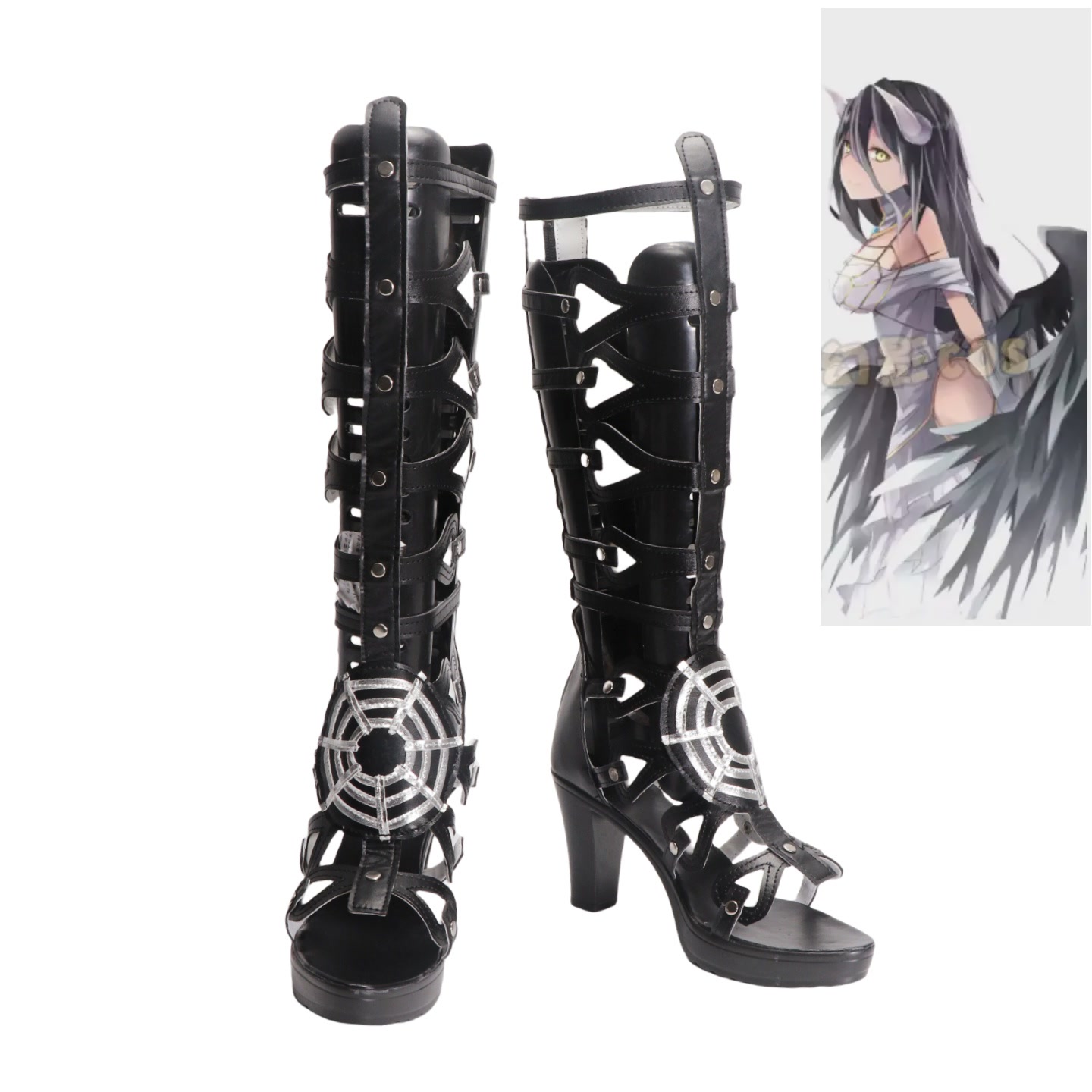Anime Cosplay Albedo - Buty do cosplayu Albedo z anime