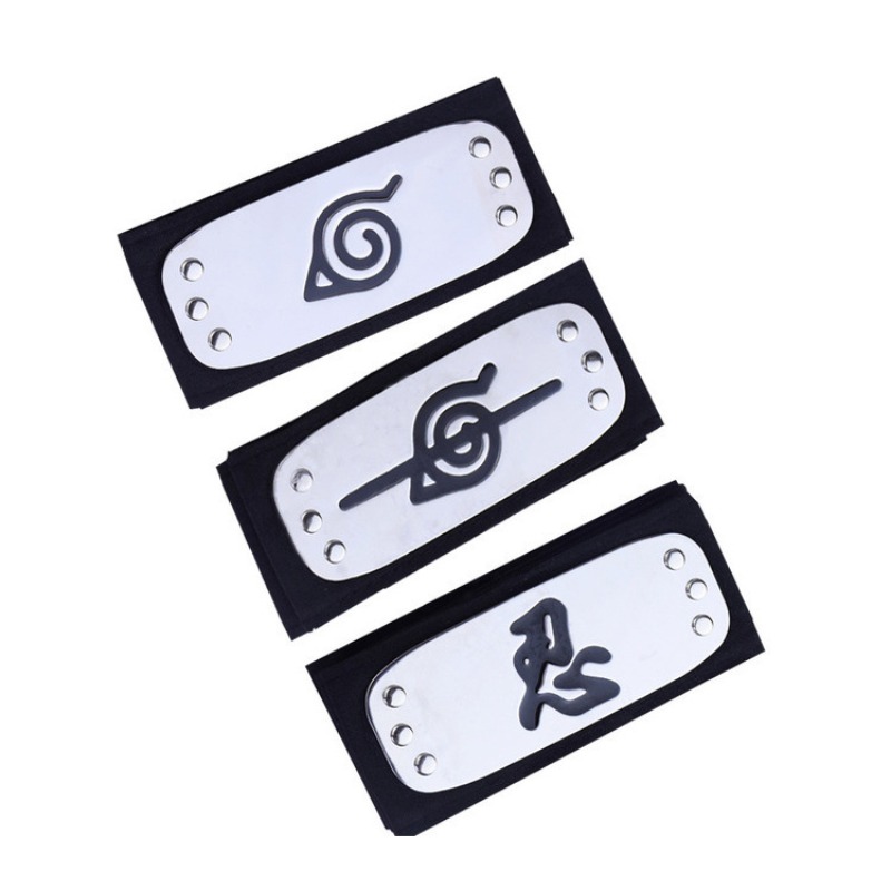 Naruto Headband Metal - Opaska Anime Naruto Rekwizyt Cosplay Hatake