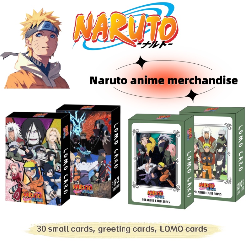 Anime Cosplay Naruto - Kreatywne małe karty z motywem anime
