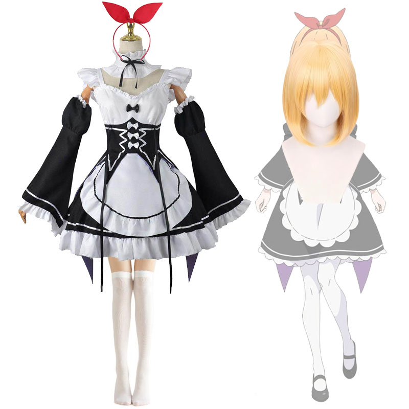 Anime Cosplay Re Zero - Kostiumy Re:ZERO Petra Leyte Cosplay Sukienka