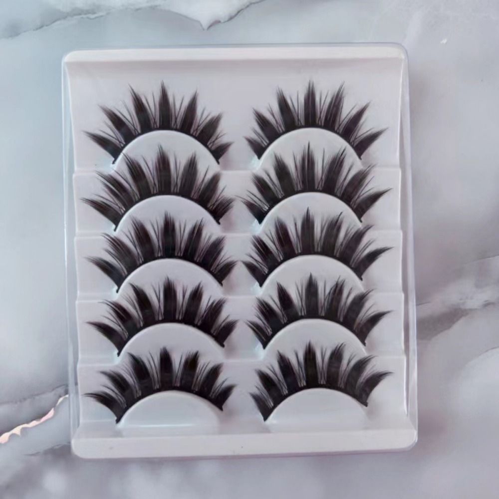Anime Cosplay Lashes - Naturalny efekt mokrych rzęs, rzęsy w