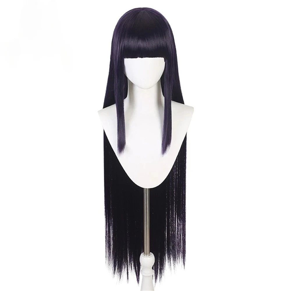 Anime Cosplay Long Black Hair - Peruka syntetyczna do cosplayu Inu x