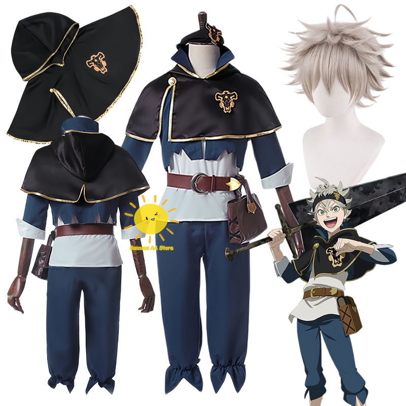 Black Clover Grimoire - Anime Black Clover Cosplay Asta Stroje