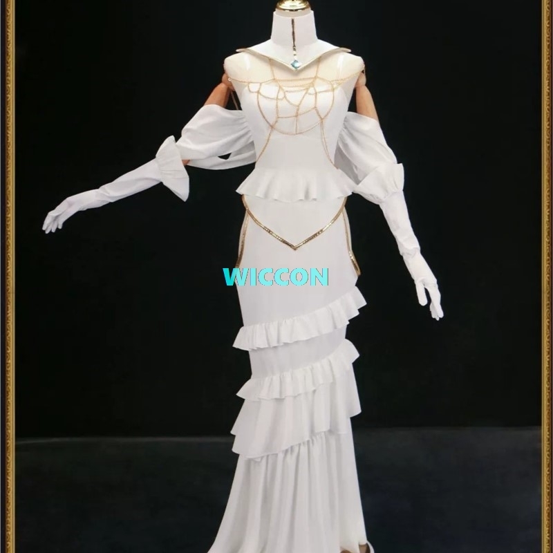 Anime Cosplay Albedo - DOSTĘPNE OD RĘKI Peruka do kostiumu