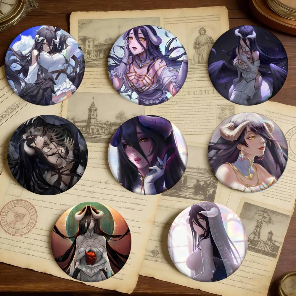 Anime Cosplay Albedo - Anime Overlord Albedo Odznaki 25 32
