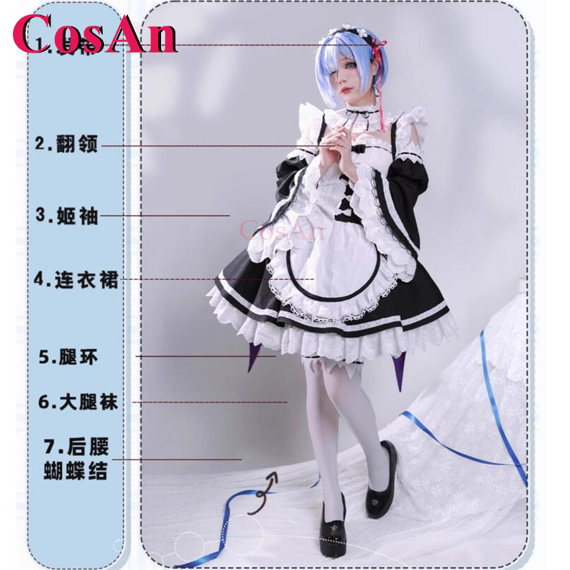 Kostiumy CosAn Anime Re:Zero R – Anime Cosplay Re Zero recenzja i cena