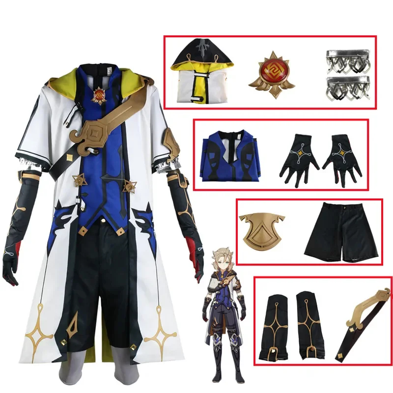 Kostium Albedo Genshin Impact  – Anime Cosplay Albedo recenzja i cena
