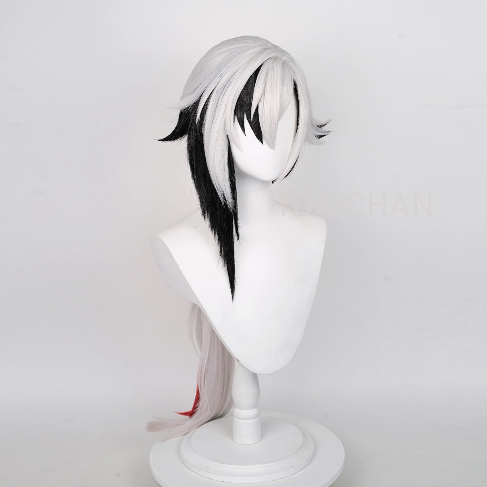 Peruka do cosplayu Arlecchino  – Anime Cosplay Long Black Hair recenzja i cena