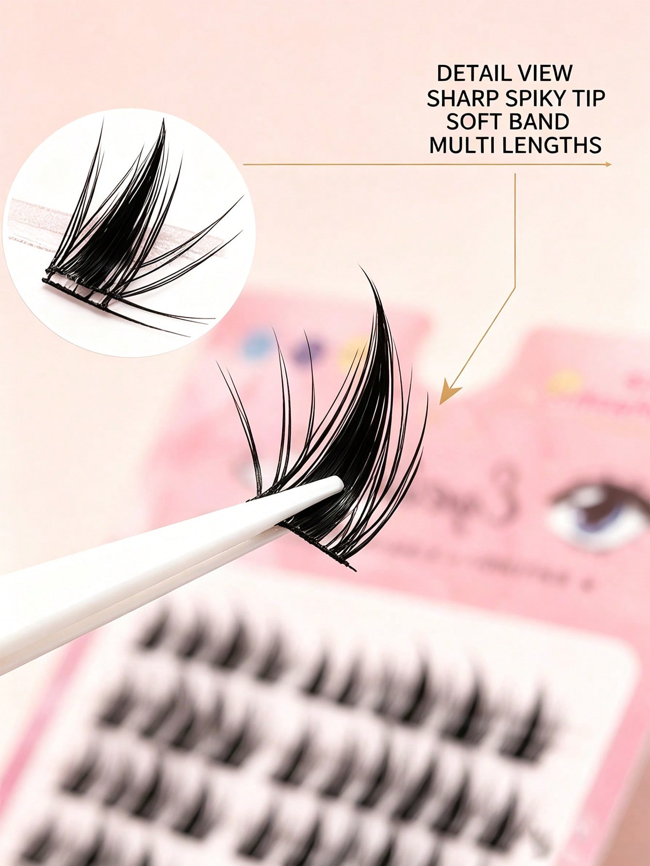 Kępki rzęsy w stylu anime, o w – Anime Cosplay Lashes recenzja i cena