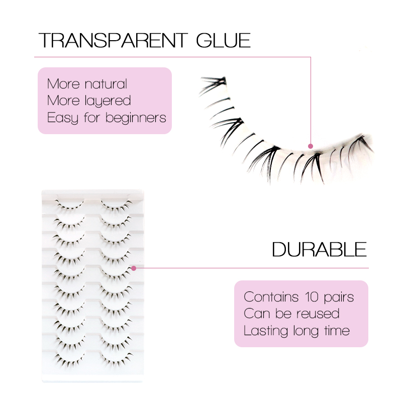10/6/5 Par Dolnych Rzęs Natura – Anime Cosplay Lashes recenzja i cena