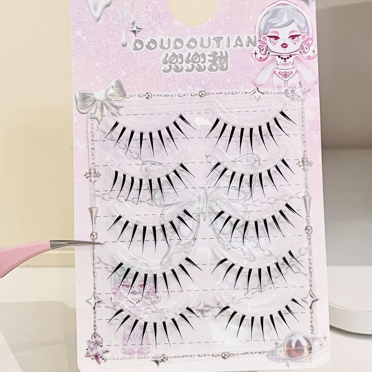 Sztuczne rzęsy Doudoutian Wet  – Anime Cosplay Lashes recenzja i cena