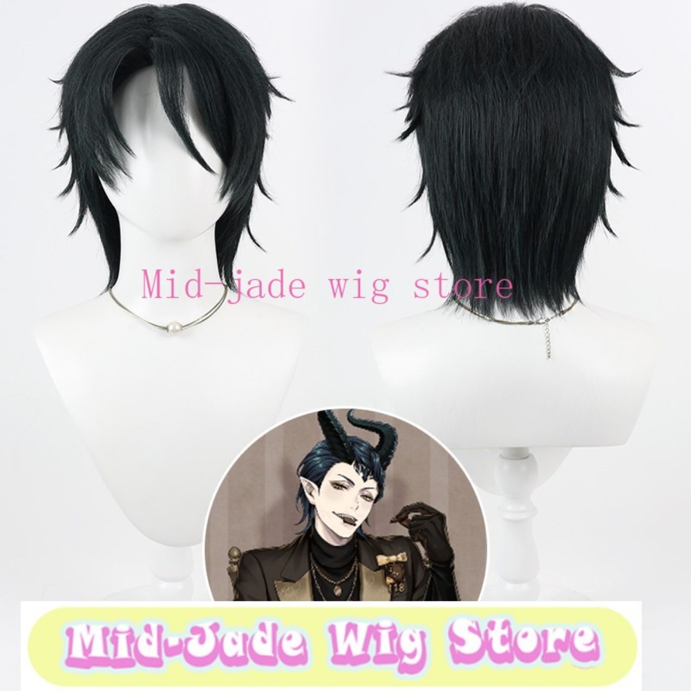 Peruka cosplay Malleus Draconi – Anime Cosplay Long Black Hair recenzja i cena
