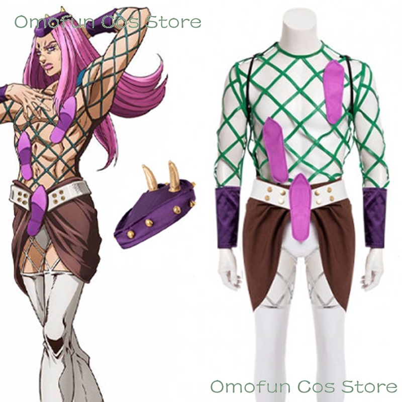 Kostium Cosplay JJBA Narciso A – Anime Cosplay Manga recenzja i cena