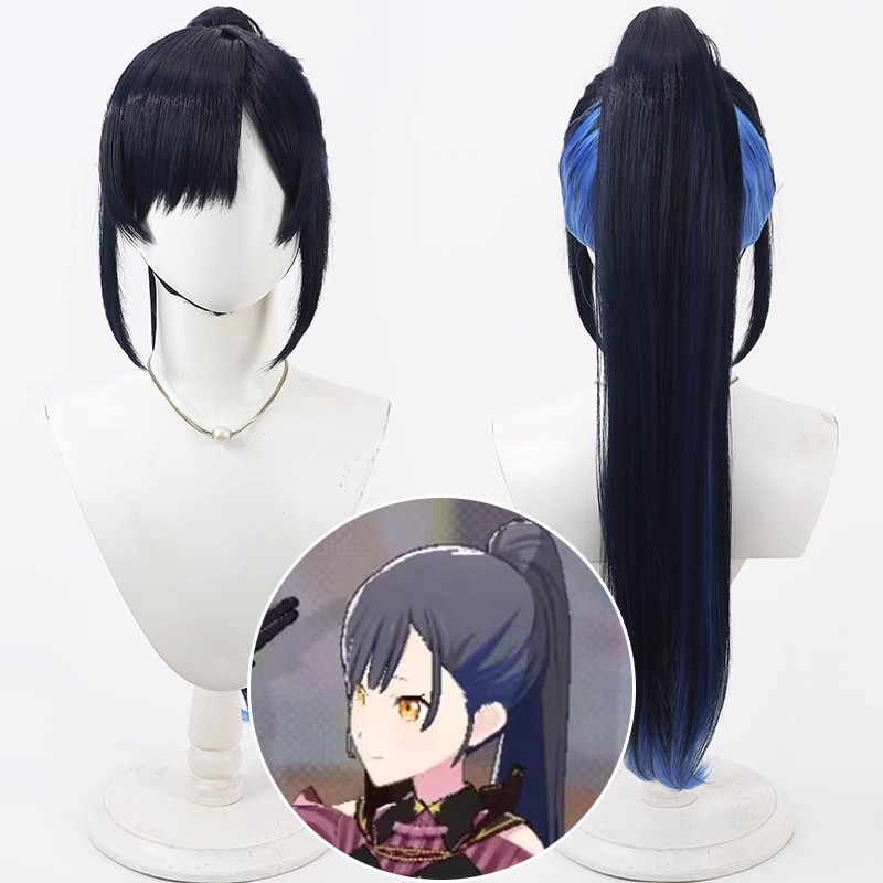 Peruka Cosplay Project Sekai C – Anime Cosplay Long Black Hair recenzja i cena