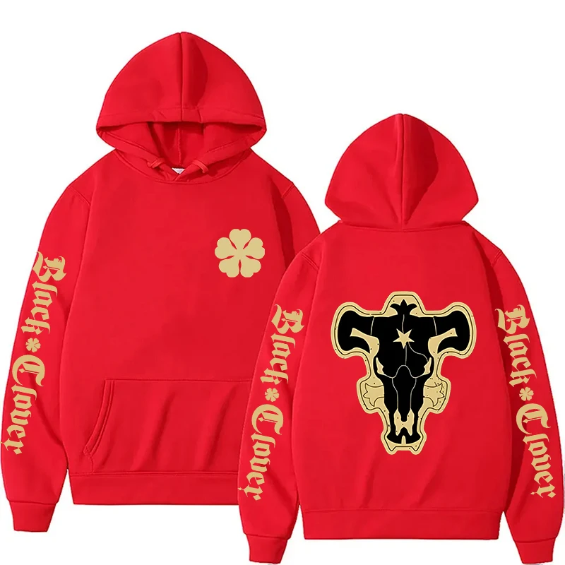 Modna bluza z kapturem z nadru – Black Clover Grimoire recenzja i cena