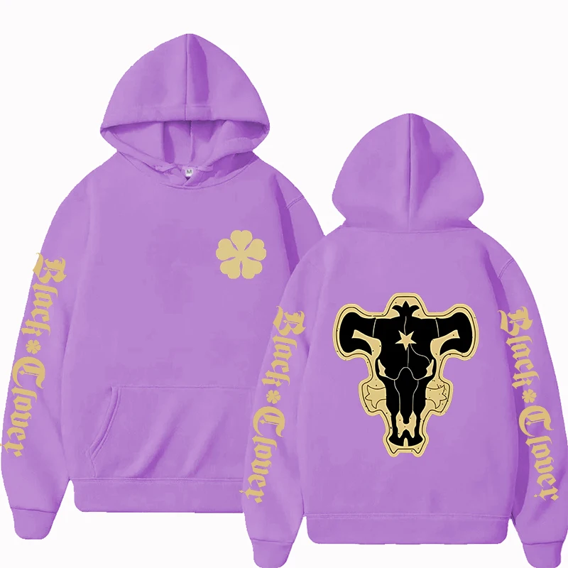 Modna bluza z kapturem z nadru – Black Clover Grimoire recenzja i cena